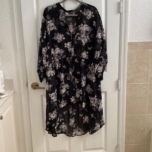 Torrid Flowered Sheer High Low Tunic